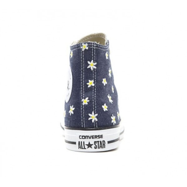 Converse Chuck Taylor All Star Hi Floral Denim Turnschuhe Damen